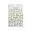 Tavşan Havuç Tattoo Dövme Sticker