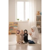 Tesettürlü Dua Eden ve İlahi Söyleyen Bebek - Ramazan Oyuncağı