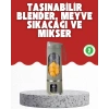 Tip-C Şarjlı 12 lı Blender – Taşınabilir Şarjlı Meyve Sıkacağı