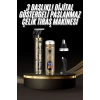 Tıraş Makinesi Pro 3 Başlıklı Dijital Göstergeli Saç Sakal Kulak ve Burun