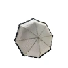TK-3665 Katlanır Otomatik Şemsiye 8 Telli Desenli Fırfırlı