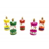 Toptan Mini Ahşap 6lı Atli Karinca