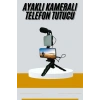 Tripod Telefon Tutucu Kumandalı Mikrofon Led Işık Vlog Video Kayıt