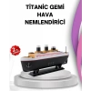 Ultra Sessiz Titanik Gemi LED Işıklı Aroma Difüzörü Oda Nemlendirici
