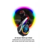 Y21 Rgb Işık Efektli Intercom Bluetooth Motosiklet Kask Kulaklığı Intercom Kulaklık