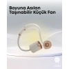 Yazlık Taşınabilir Sessiz Boyun Fanı 3 Kademe Hız Ayarlı