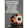Yeni Model Akıllı Saat Ultra Smart Watch Gümüş Kasa 45mm Titreşim