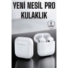 Yeni Nesil Pro Bluetooth Kulaklık Uzun Pil Ömrü Beyaz