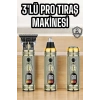 Yeni Nesil Tıraş Makinesi Pro 3 Başlıklı Dijital Göstergeli