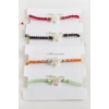 Yıldız İnci Kristal Makrome İp Bileklik