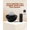 Yıldız & Okyanus Dalga Projektörü – Bluetooth / USB Hoparlörlü