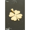 Yonca Çelik Kolye Ucu 2,5 cm
