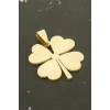 Yonca Çelik Kolye Ucu 3,5 cm