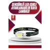 Yüksek Işıklı Şarjlı ve Sensörlü LED Kafa Lambası Kamp Lambası