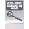 Yüksek Performanslı Masaj Etkili Su Tasarruflu Duş Başlığı Krom Kaplama Uzun Ömürlü