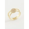 Yuvarlak Taşlı Yüzük