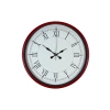 Zentime 36 Cm Kırmızı Dekoratif Duvar Saati