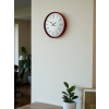 Zentime 36 Cm Kırmızı Dekoratif Duvar Saati