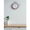 Zentime 36 Cm Pembe Dekoratif Duvar Saati