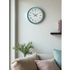 Zentime 36 Cm Turkuaz Dekoratif Duvar Saati