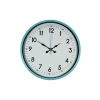 Zentime 36 Cm Turkuaz Dekoratif Duvar Saati