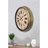 Zentime 40 Cm Eskitme Vintage Duvar Saati