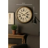 Zentime 60 Cm Eskitme Vintage Duvar Saati