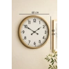 Zentime 60 Cm Eskitme Vintage Duvar Saati