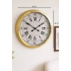 Zentime 60 Cm Gold Lüks Duvar Saati