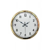 Zentime Gold & White Luxury Classic 52 Cm Metal Duvar Saati