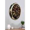 Zentime Prime Aurea Gold 52 Cm Metal Duvar Saati
