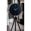 Zentime Sade Siyah Tripod Ayaklı Saat
