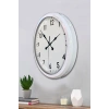 Zentime White Classic 52 Cm Metal Dekoratif Stil Duvar Saati