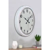 Zentime White Classic 52 Cm Metal Dekoratif Stil Duvar Saati