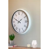 Zentime White Şıklık 52 Cm Metal Duvar Saati