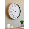 Zentime White Şıklık 52 Cm Metal Duvar Saati