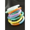 Zr Model Silindir Plastik Bileklik