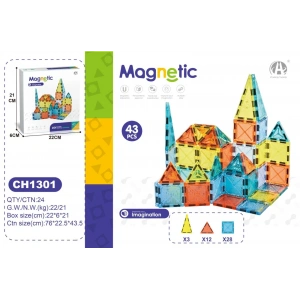 03-CH1301 5,5 CM MANYETİK BLOKLAR 43 PCS