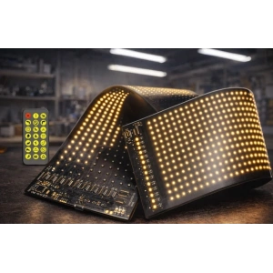 1 Adet CATA CT 4568 Esnek Yapışkanl Matrix Led Panel 60X12 RGB