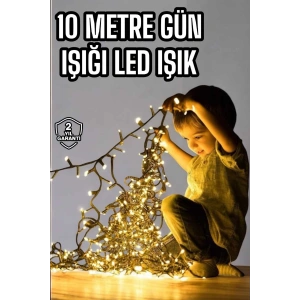 10 Metre Şerit Led Gün Işığı Led Işık Süsleme Parti Malzemesi Konsept