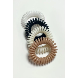 100 Adet Renkli Makarna Lastik Toka 3,5 cm