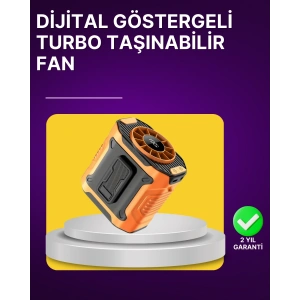 100 Kademeli Hız Ayarlı Taşınabilir Bel ve Boyun Fanı