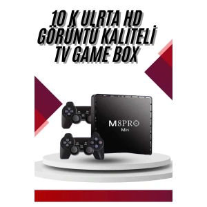 10K Ultra Hd Video Oyun Konsolu Android Tv Box 2.4g Game Stick