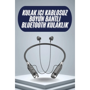 120 Saat Bluetooth Kulaklık Kablolu Boyun Askılı SD Kart Girişli ANC Özellikli