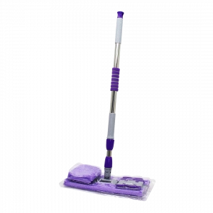 130CM SAPLI 360° DÖNER SAPLI PALET MOP - M.FİBER PASPAS YEDEK BEZLİ DUVAR SİLME MOP (5047)