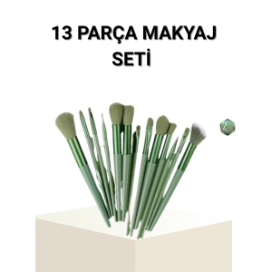 13’lü Profesyonel Makyaj Fırça Seti – Yumuşak Sentetik Kıllı, Tüm Cilt Tiplerine Uygun