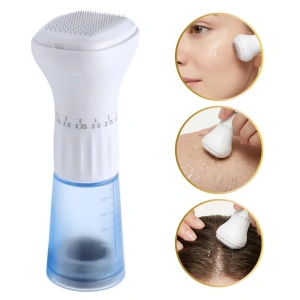140 İğneli Serum Hazneli Dermaroller – 0-3 mm Ayarlı Dermaroller Mikro İğneli Saç, Cilt ve Vücut Bakım Aparatı (5047)