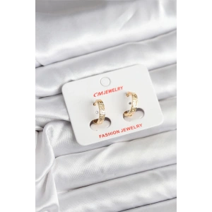 14K Gold Renk Kaplama CM Kadın Küpe