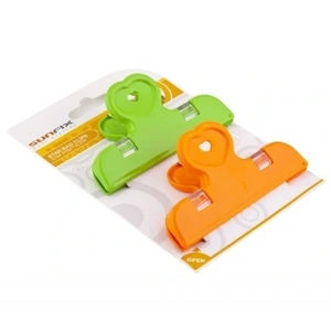 2'li Pratik Torba Paket Ve Poşet Kapatıcı Kilitli Klips Mandal (5047)