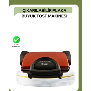 2000 Watt Teflon Tost Makinesi – Geniş Plaka, Ayarlanabilir Isı, Kolay Temizlik